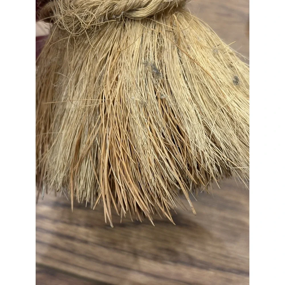 Vintage Whisk Broom Straw & Trowel / Float Primitive Farmhouse Decor